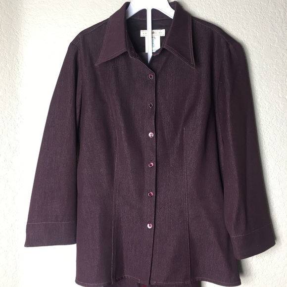 Vertigo Burgundy Tuxedo Stretch Suit Slit Leg - Picture 5 of 16